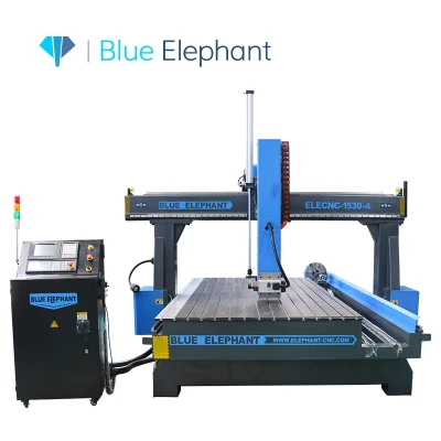 Blue Elephant 1530 カスタマイズされた高性能アクリル製プロモーション CNC ルーター、集塵機付き、イタリアで販売